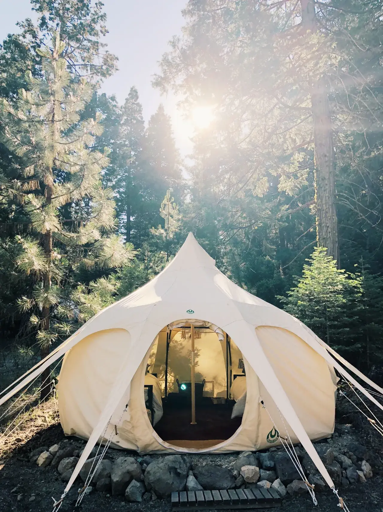 Glamping tent