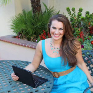 Woman with laptop