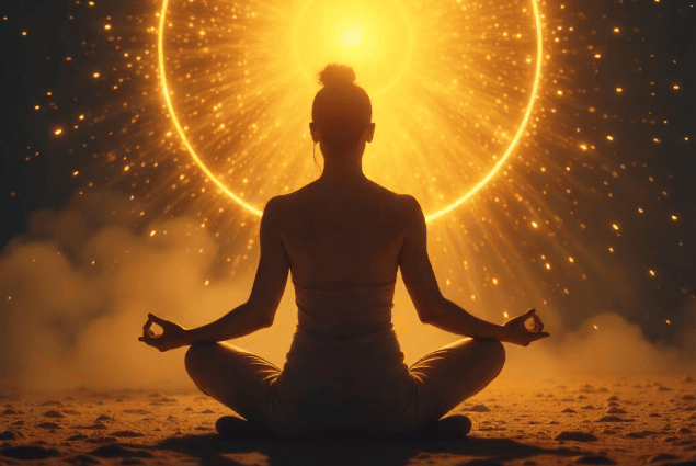 Meditate for angelic connection