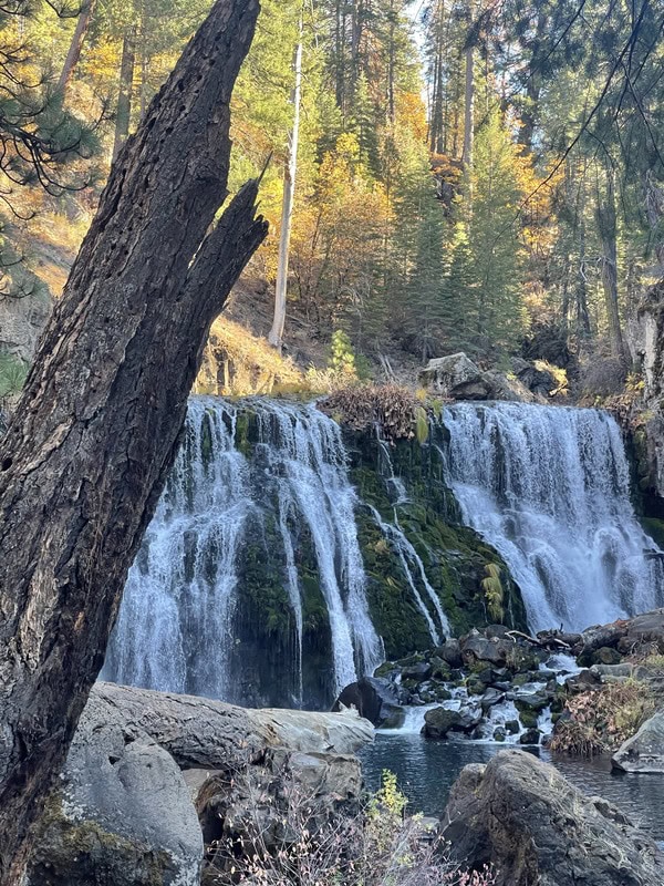 Day 3 - Mt. Shasta Retreat Waterfall view on Day 3 of Mt. Shasta Retreat