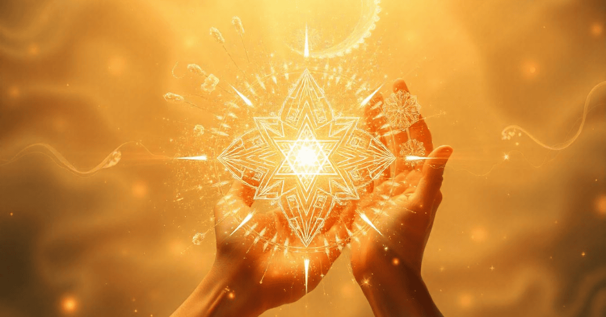 ethereal scene of the Merkaba ethereal scene of the Merkaba